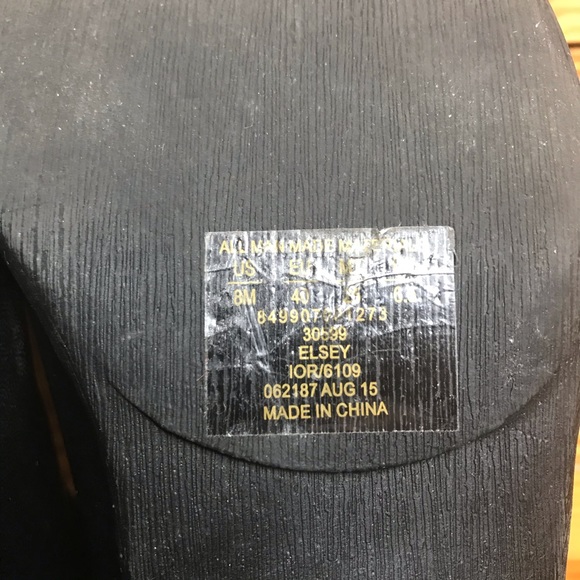 Joe Boxer Black Chain Ankle Boots, EUC, 8 - Picture 9 of 11